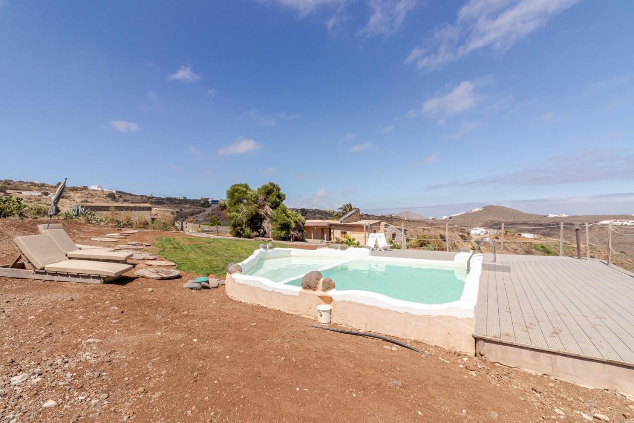 Вилла Flatguest Charming House + Pool + Terrace + Views Santa Maria de Guia de Gran Canaria Экстерьер фото