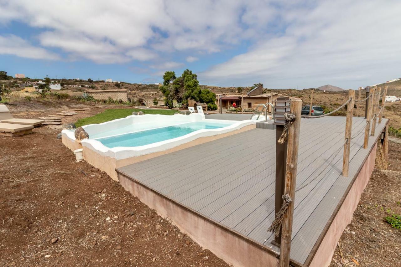 Вилла Flatguest Charming House + Pool + Terrace + Views Santa Maria de Guia de Gran Canaria Экстерьер фото