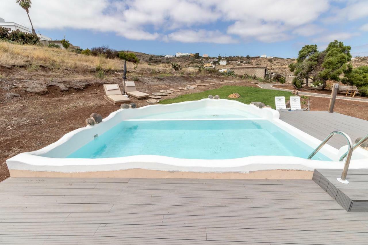 Вилла Flatguest Charming House + Pool + Terrace + Views Santa Maria de Guia de Gran Canaria Экстерьер фото